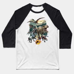 Jurassic Dominion Baseball T-Shirt